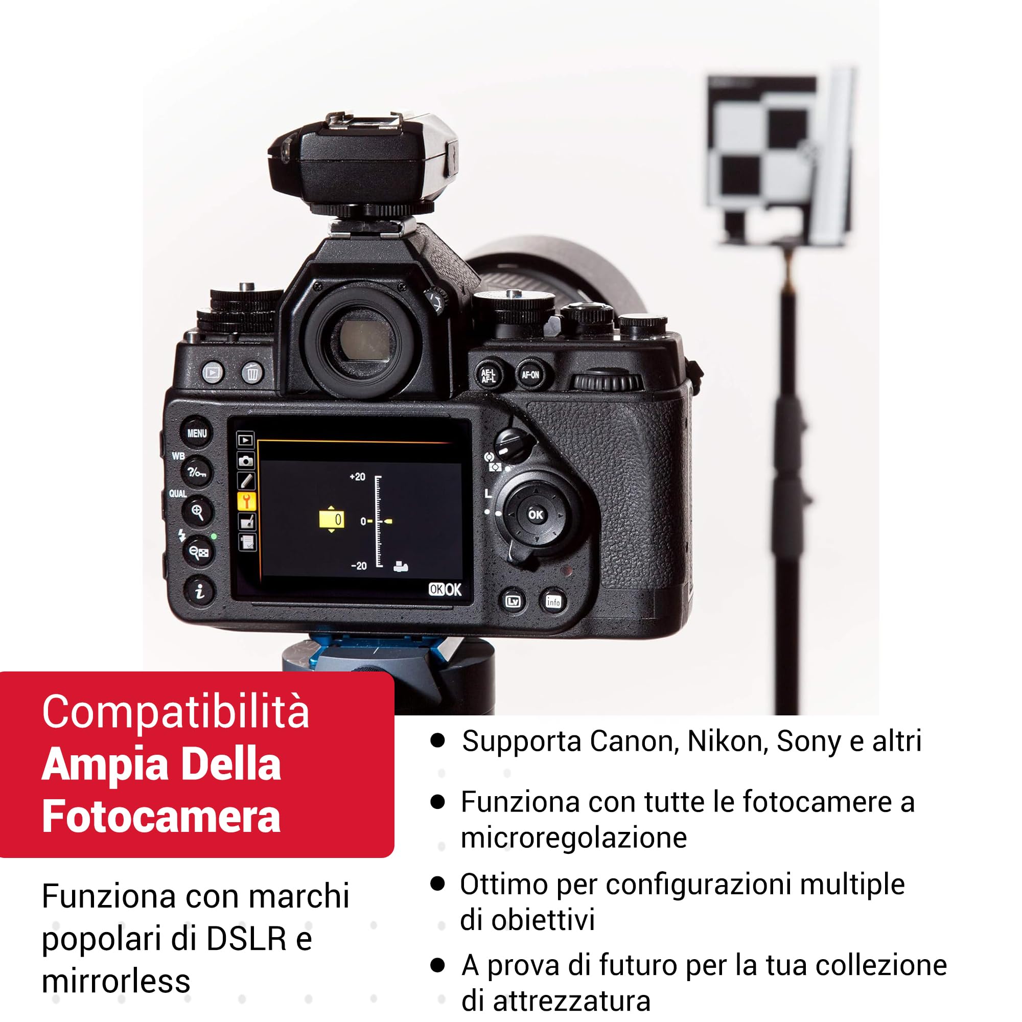 Datacolor Spyder LensCal – Strumento di Calibrazione Obiettivo per Regolazione e Miglioramento della Precisione dell’Autofocus