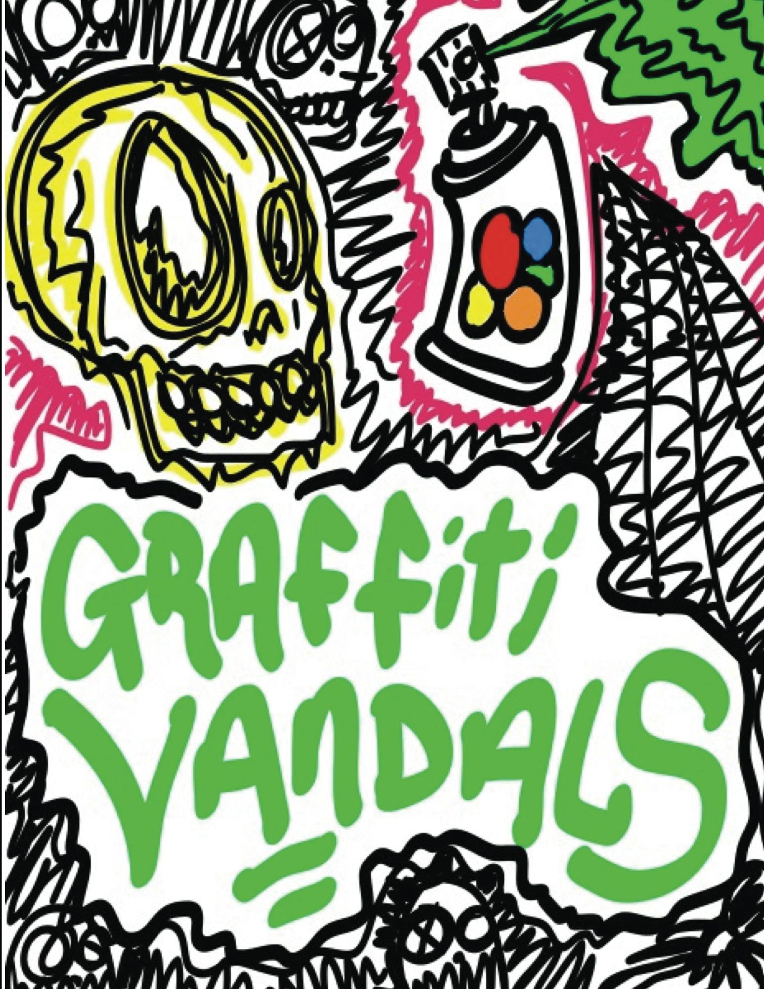 Graffiti Vandals Dumpster Television Magazine English Edition Magazine d'Art Urbain