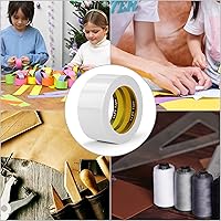 Vista 3 de LLPT Cinta de Doble Cara 0,875" x 15,2 m Cada Una Paquete de 3 Cintas Adhesivas Transparentes Ultra Finas Desgarrables a Mano para Manualidades DIY