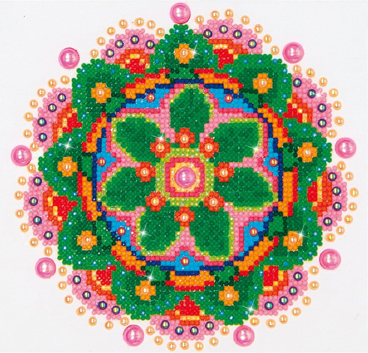 DIAMOND DOTZ Flower Mandala Diamond Painting Kits for Adults - Diamond Art Kits a Relaxing Creative Craft Kit with Dotz Gems i10x8