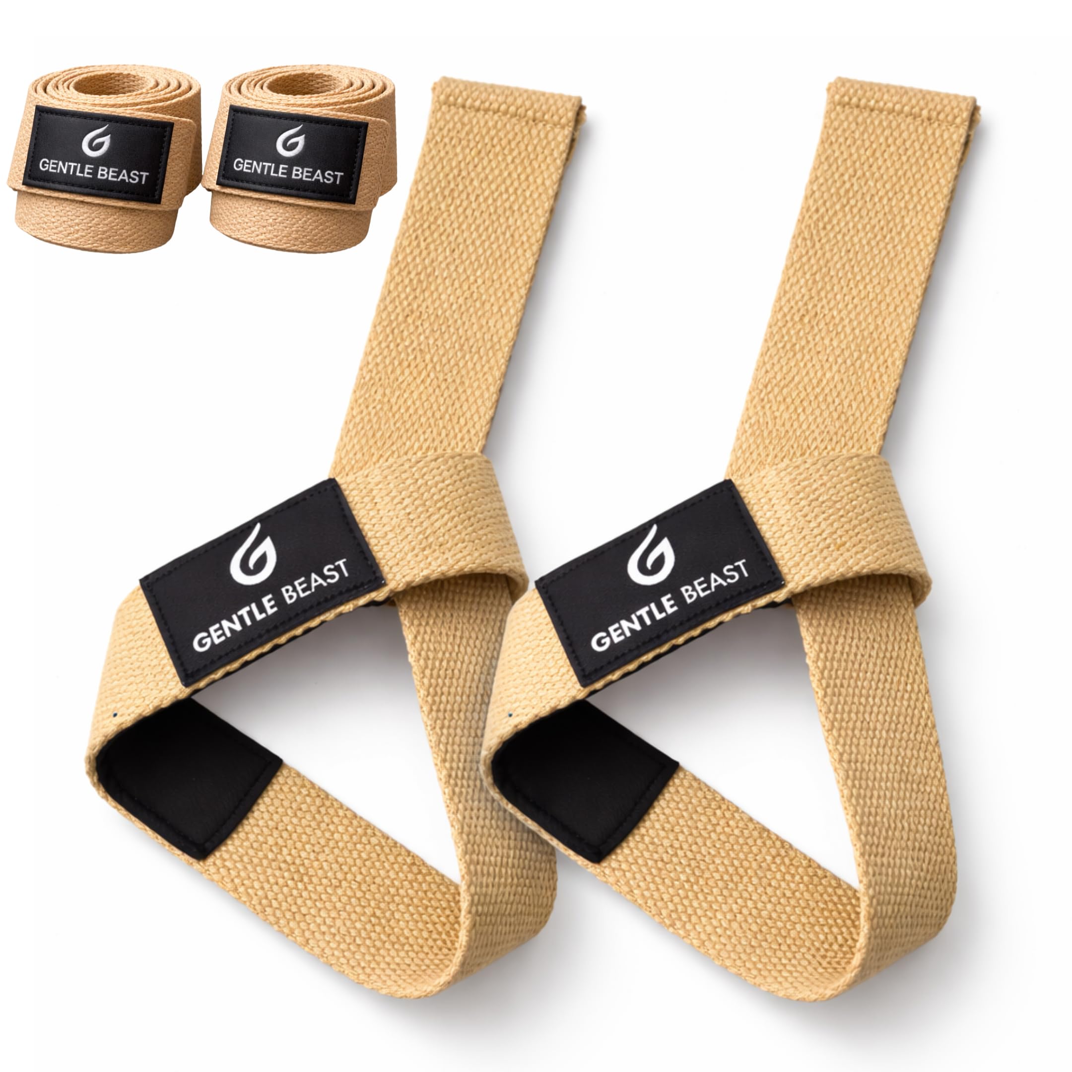Gentle Beast Weight Lifting Straps for Gym & Workout - Wrist Grip Support for Deadlift, Pull Movements for Men & Women - Heavy Duty & Non-Slip-image-25