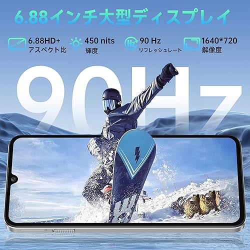 Miniatura 6 de OUKITEL C59 Pro teléfonos Android desbloqueados Android 15-6.88 "Pantalla HD+ 10000 mAh Batería 24GB +256GB1TB TF Teléfono celular con linterna de