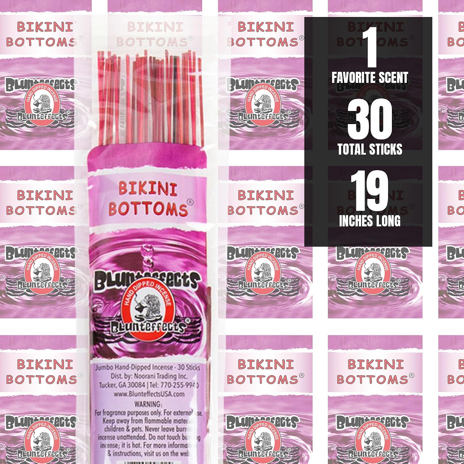 Blunteffects Bikini Bottoms 19 Inch Jumbo Incense Sticks - 30 Sticks
