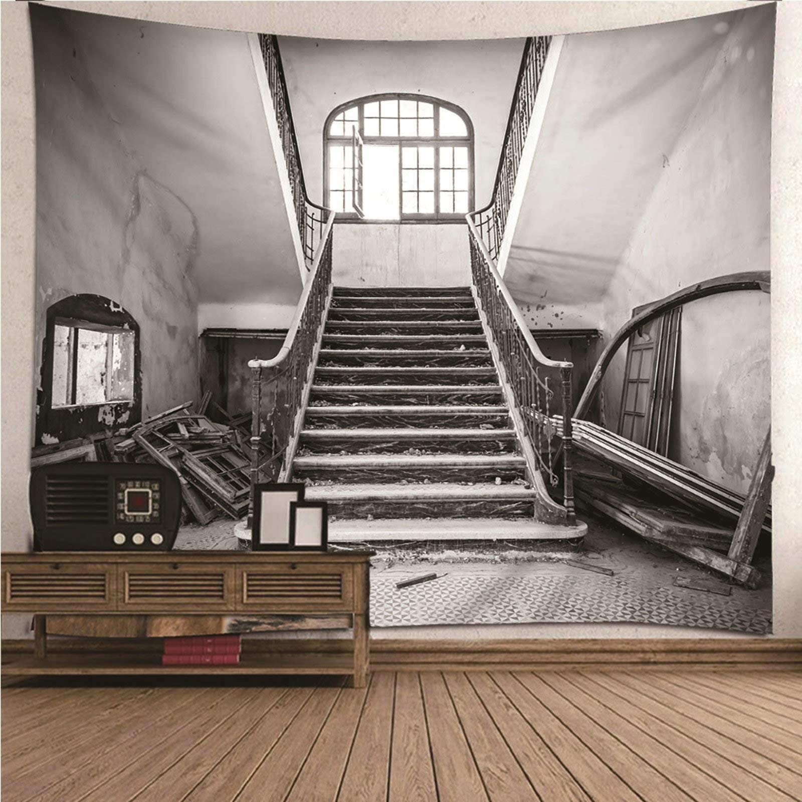 Aeici, decorazione da parete per dormitorio, accessorio per la casa, stile shabby chic, 240 x 220 cm