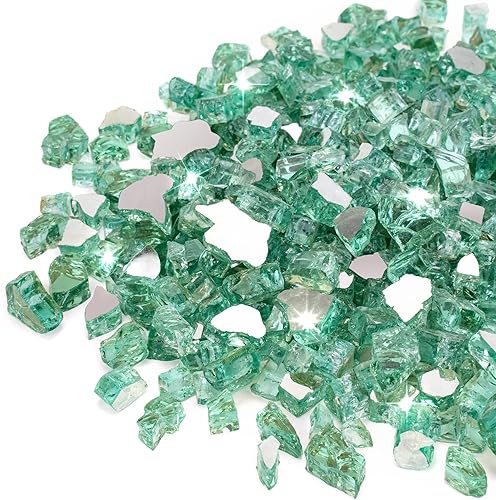 Miniatura 60 de Stanbroil - Cristal para fuego de chimenea, lugar para fogatas. Cobre reflectante