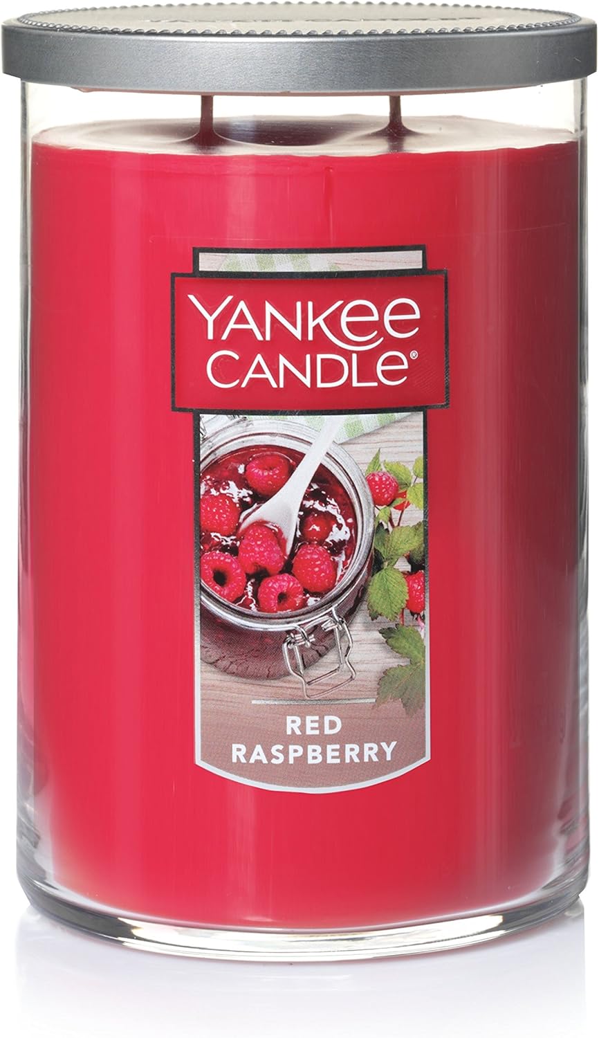 Yankee Candle Red Raspberry Scented, Classic 22oz Large