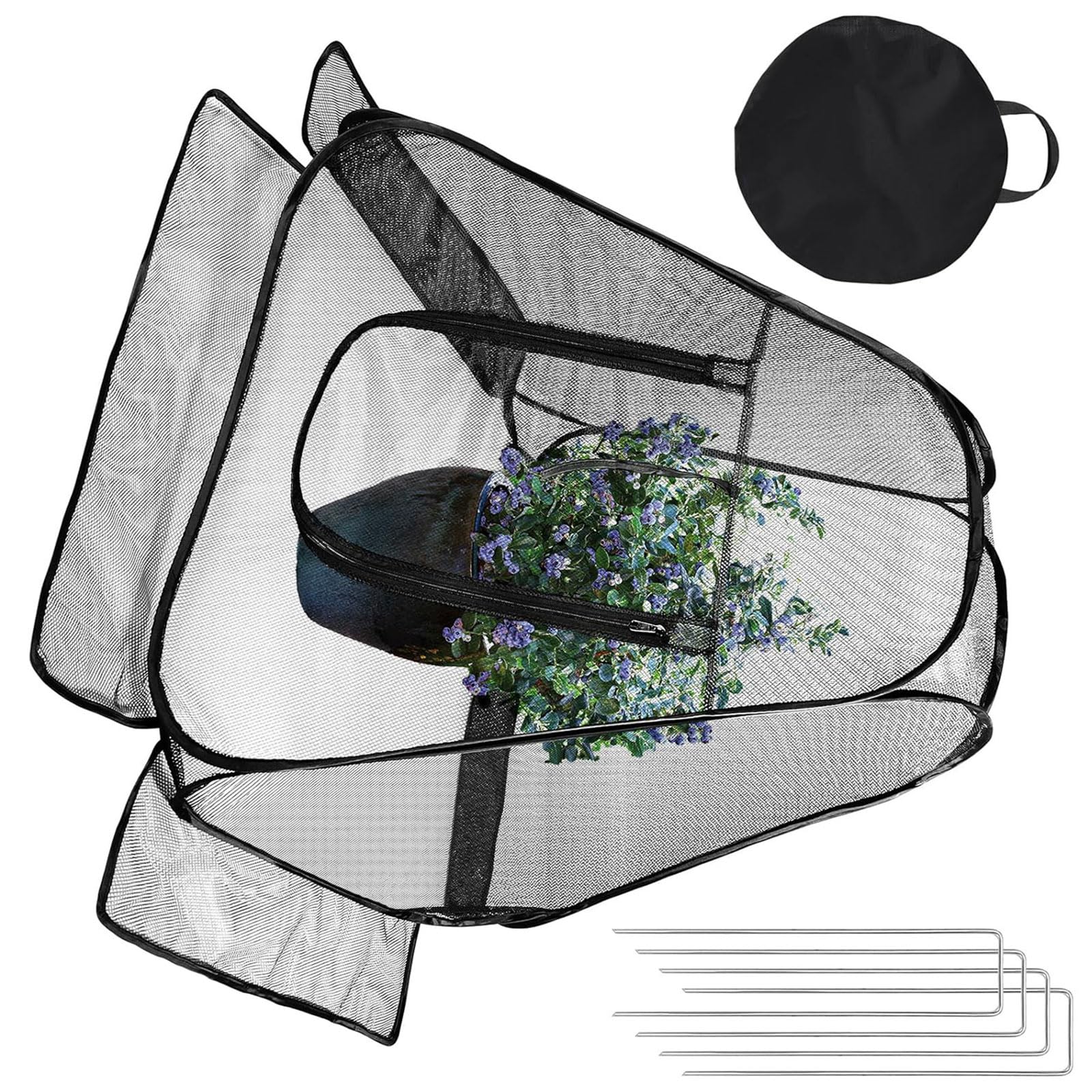 Flexible Structure for Horticulture Small Animal Housing or Pet Exercise Area Quick Setup Plant Protect
