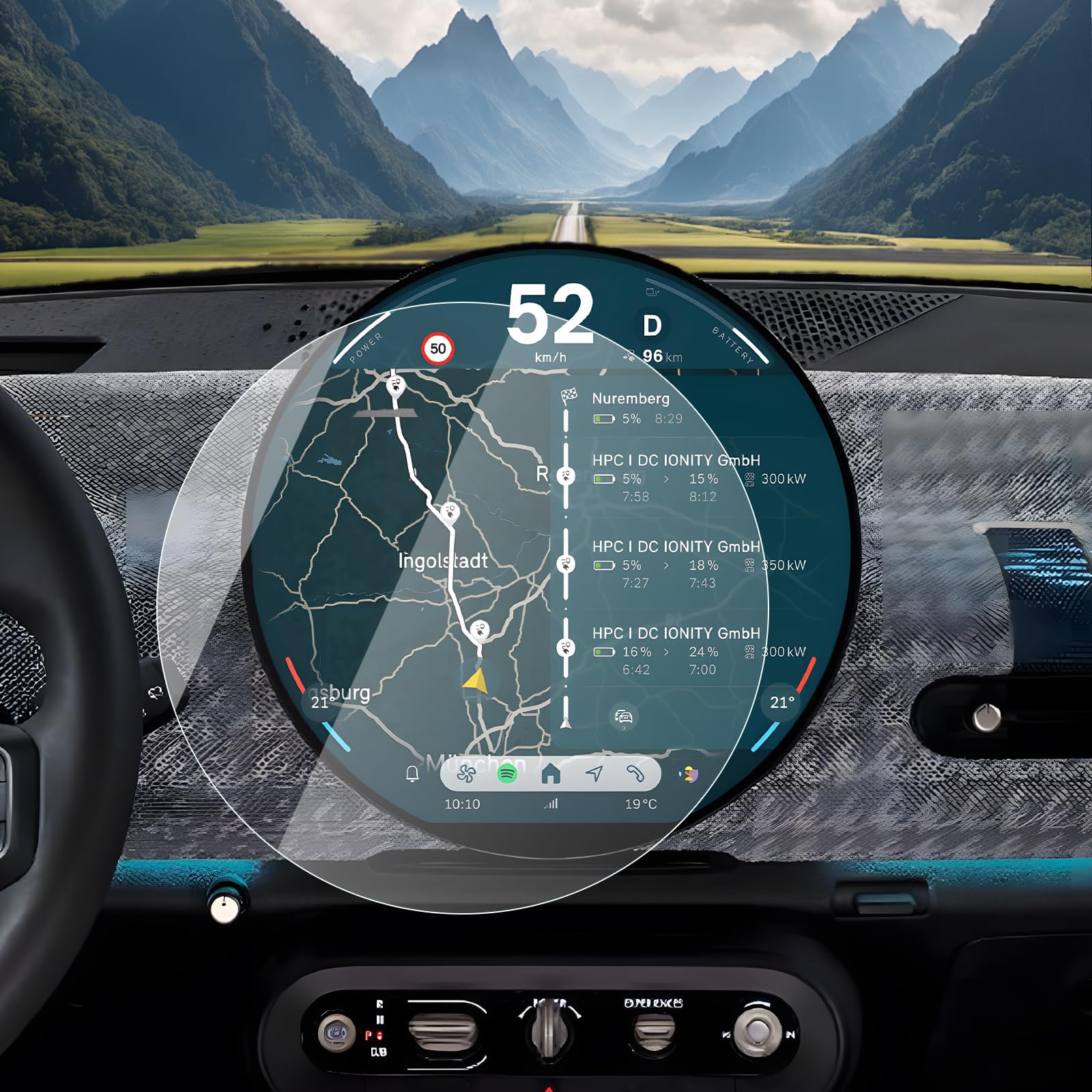 Mini Cooper Screen Protector for 2024-2025 Countryman F60, Aceman, 9.4" PET Plastic Touchscreen Infotainment Display, 2PCS, Durable Accessories