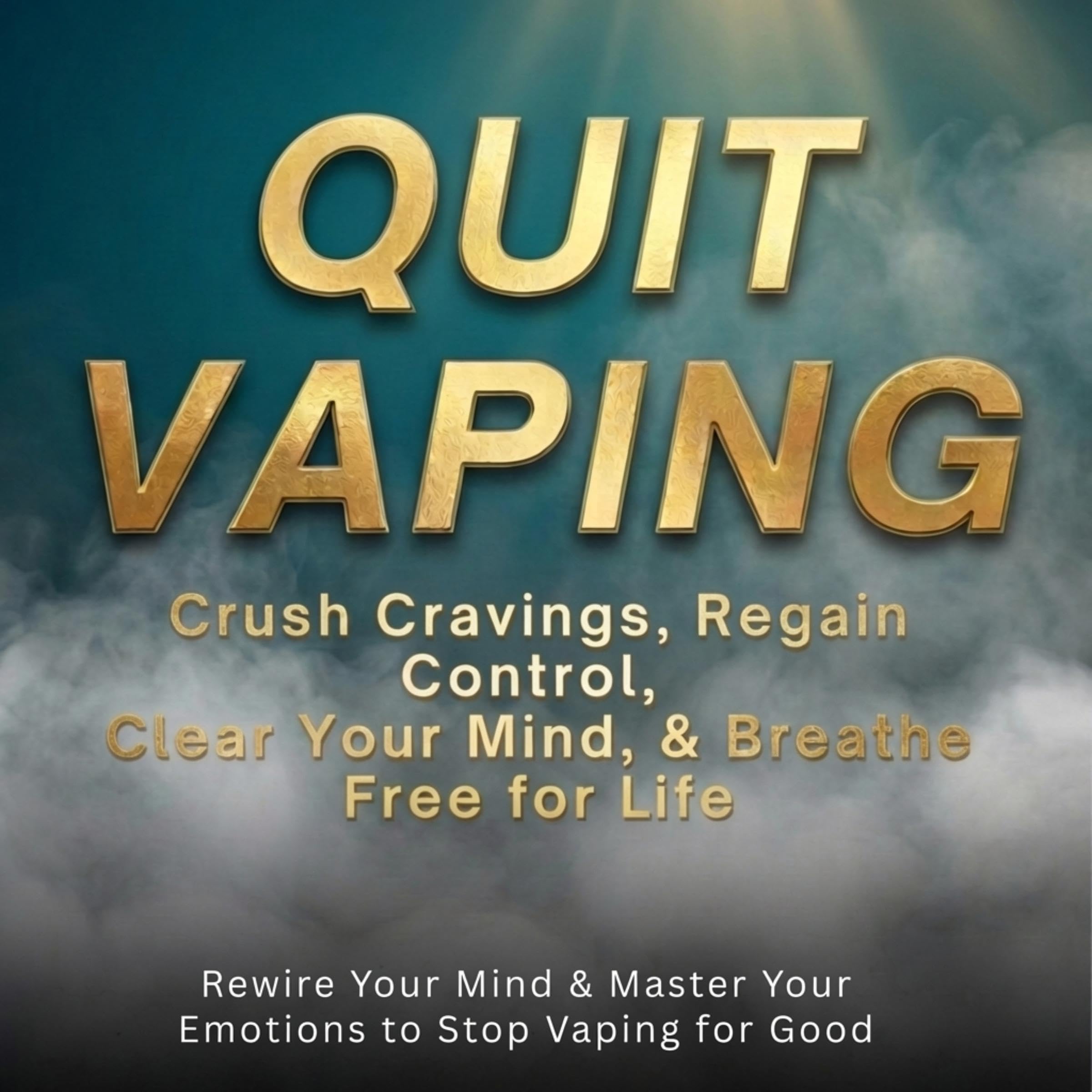 Cover art for Quit Vaping: Crush Cravings, Regain Control, Clear Your Mind, & Breathe Free for Life (Rewire Your Mind & Master Your Emotions to Stop Vaping for Good)