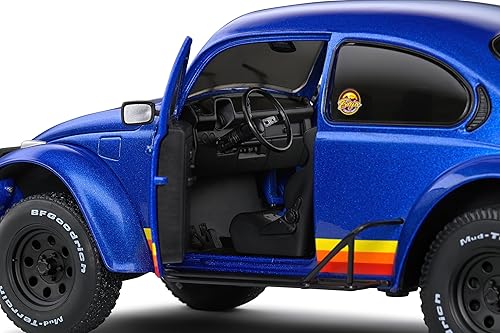 Miniatura 6 de Motor city classics Volkswagen Beetle Baja - Azul Metálico - 1975