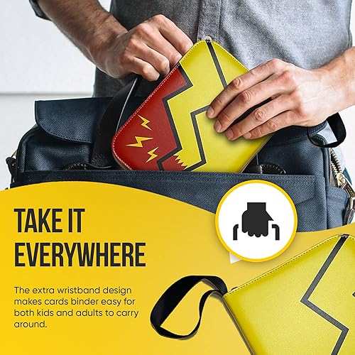 Miniatura 6 de Game Depot Carpeta de tarjetas para carpeta de tarjetas Pokémon 4 bolsillos 400 bolsillos con 50 fundas extraíbles