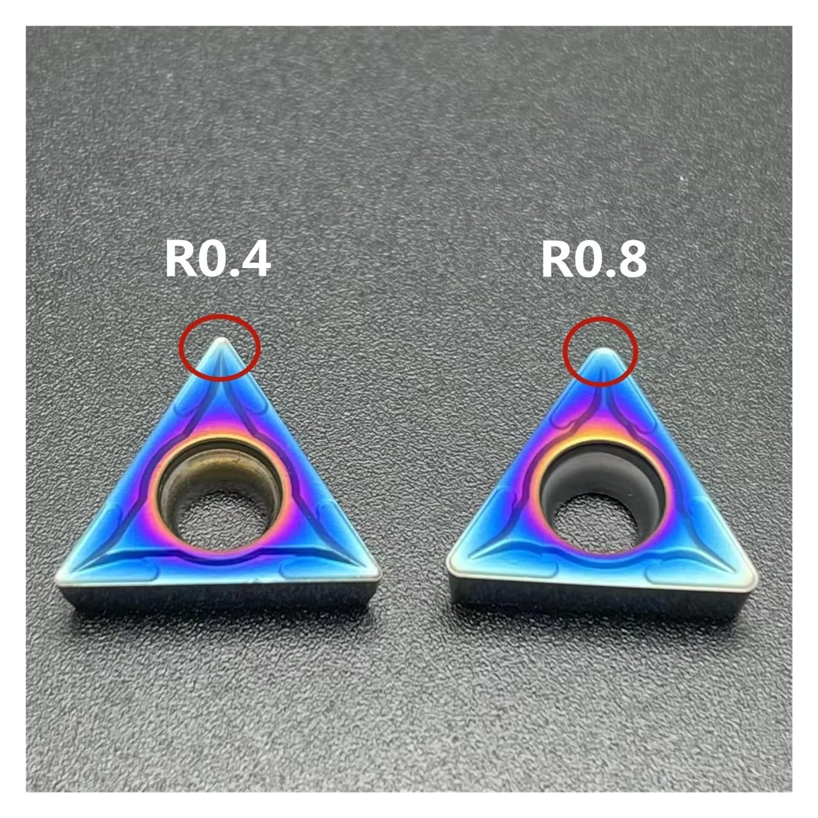 10 szt. płytek węglikowych TCMT110204 TCMT16T304 KT7030 HRC60 Nano Blue Metal Toczenie Narzędzia zewnętrzne Frez(TCMT 16T304 KT7030)