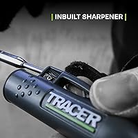 Vista 6 de Juego de lápices mecánicos de carpintero Tracer con plomo de repuesto (paquete de 6) - Lápiz de construcción con funda para el lugar de trabajo