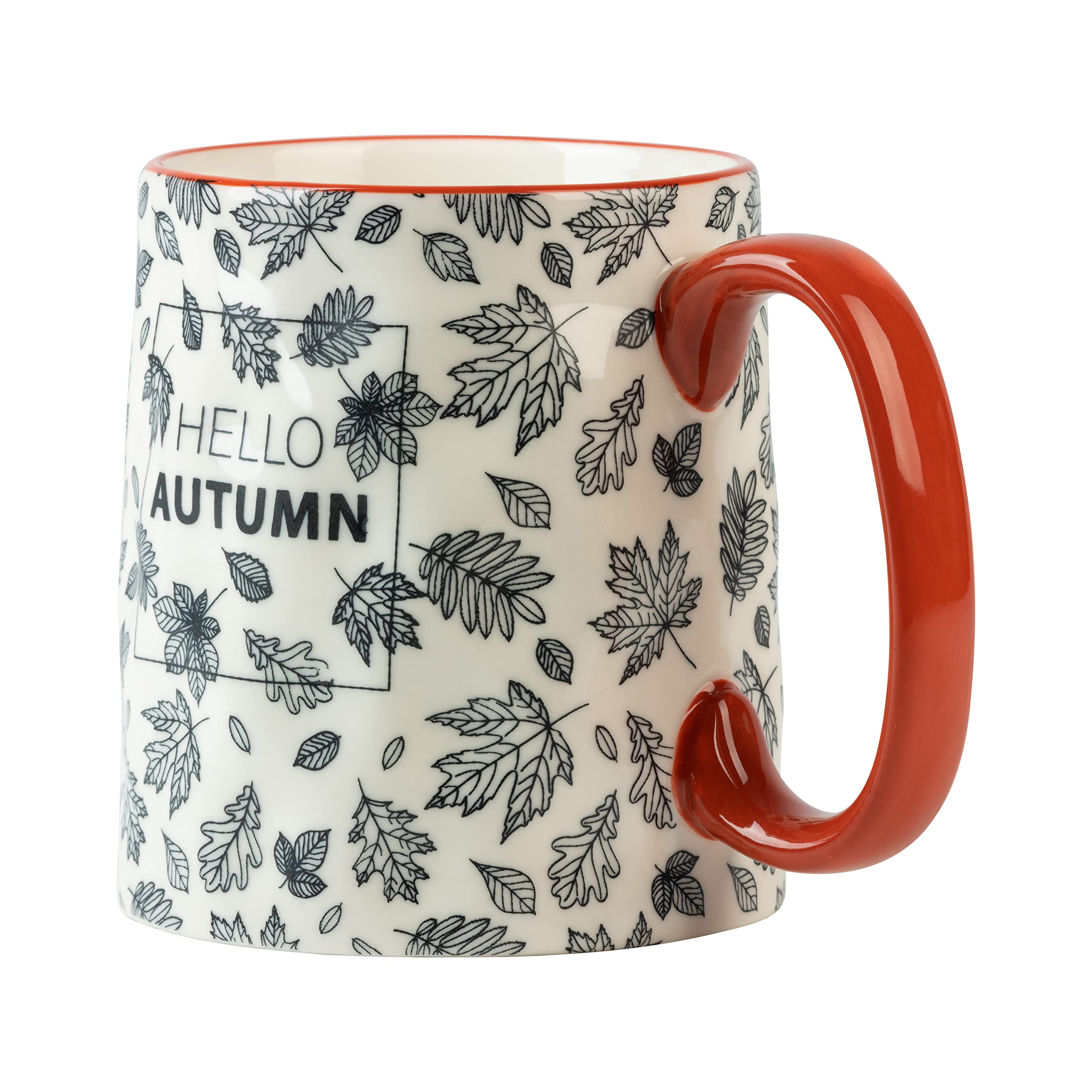 Amazon.com | 10 Strawberry Street Hello Autumn Bella Mug, Set of 4