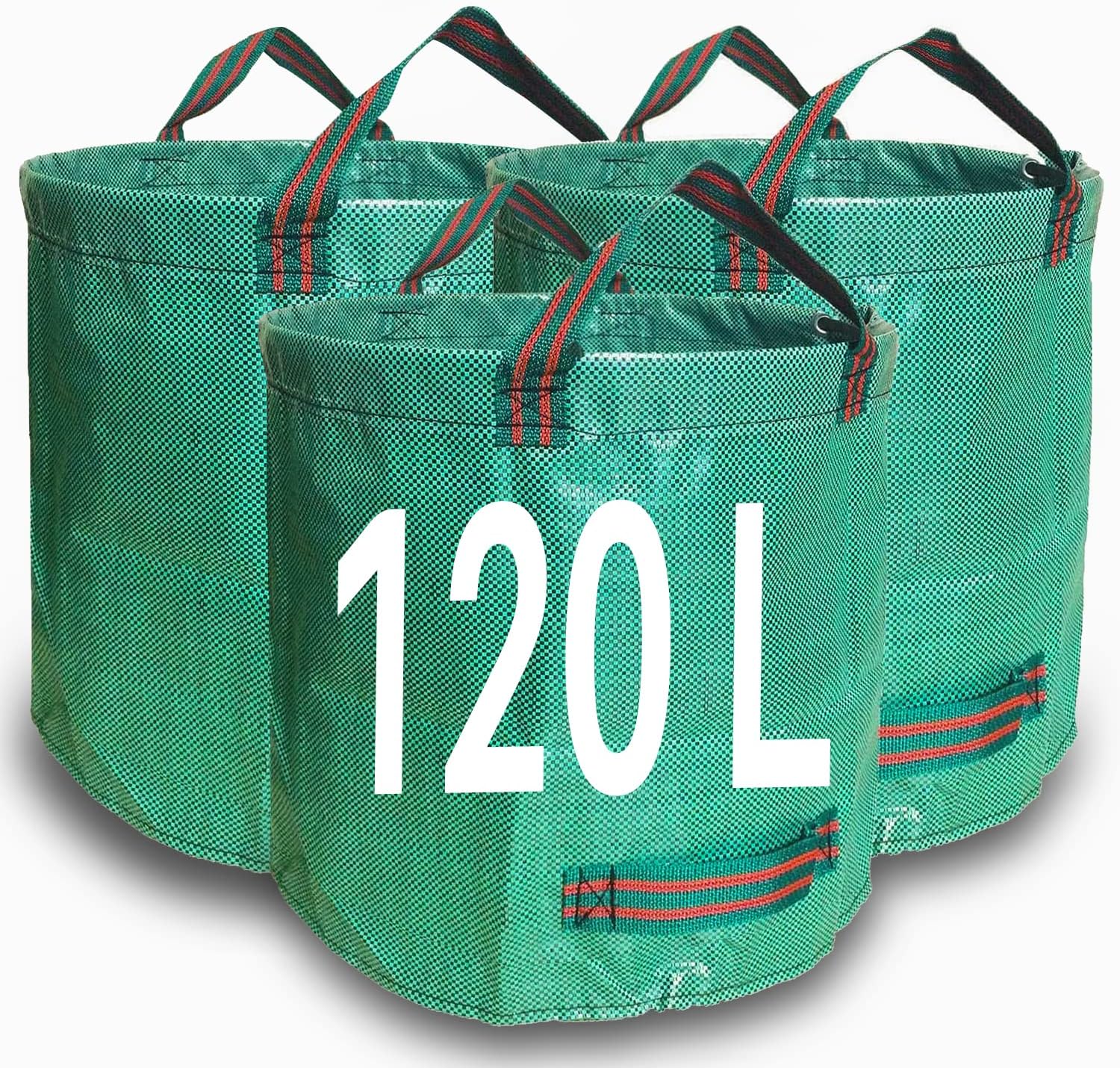 Zucklight Heavy Duty Garden Waste Bags 120 Litre 3 Sacks Builders