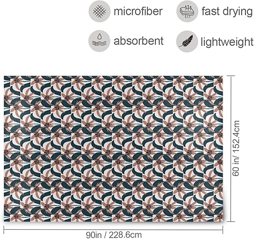 Miniatura 3 de Doodle Pink Flannel Flowers Fluffy Blanket Cozy Warm Fall Fluffy Blanket 60"x90" for Camping Bed Bed Home Decor Adults Kids Flannel Fleece Blanket