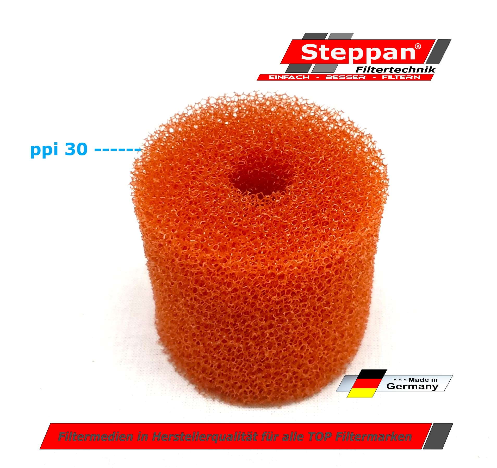 Ersatz Filterschwämme (3 x Blau 1 x Rot Plus 6 x Rund Rot) passend für Oase Biomaster 600 und 600 Thermo