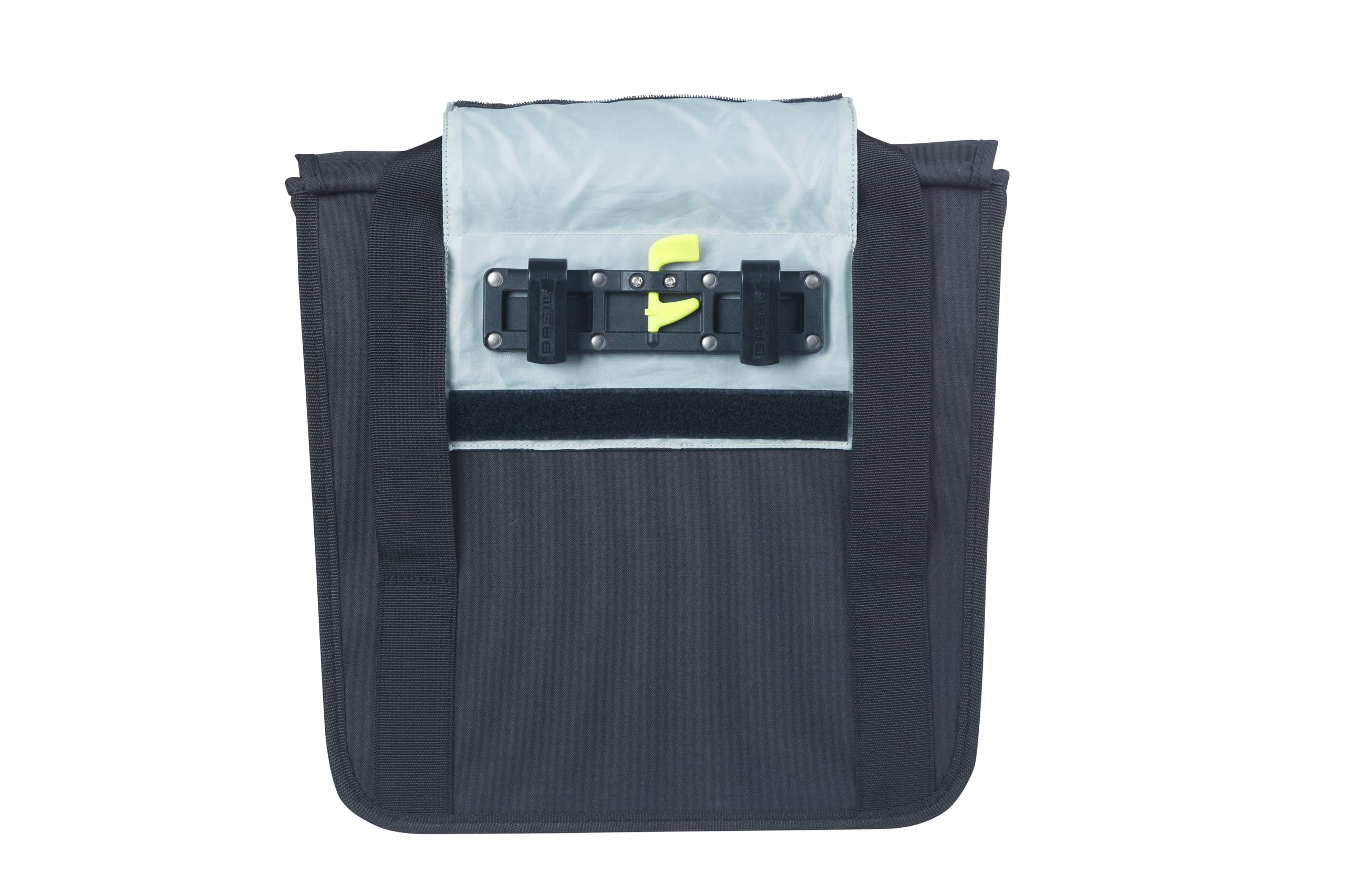 Basil Go Single Bag Shopper - 16 l, czarna, wodoodporna, idealna na wycieczki po mieście, zakupy i do codziennego użytku