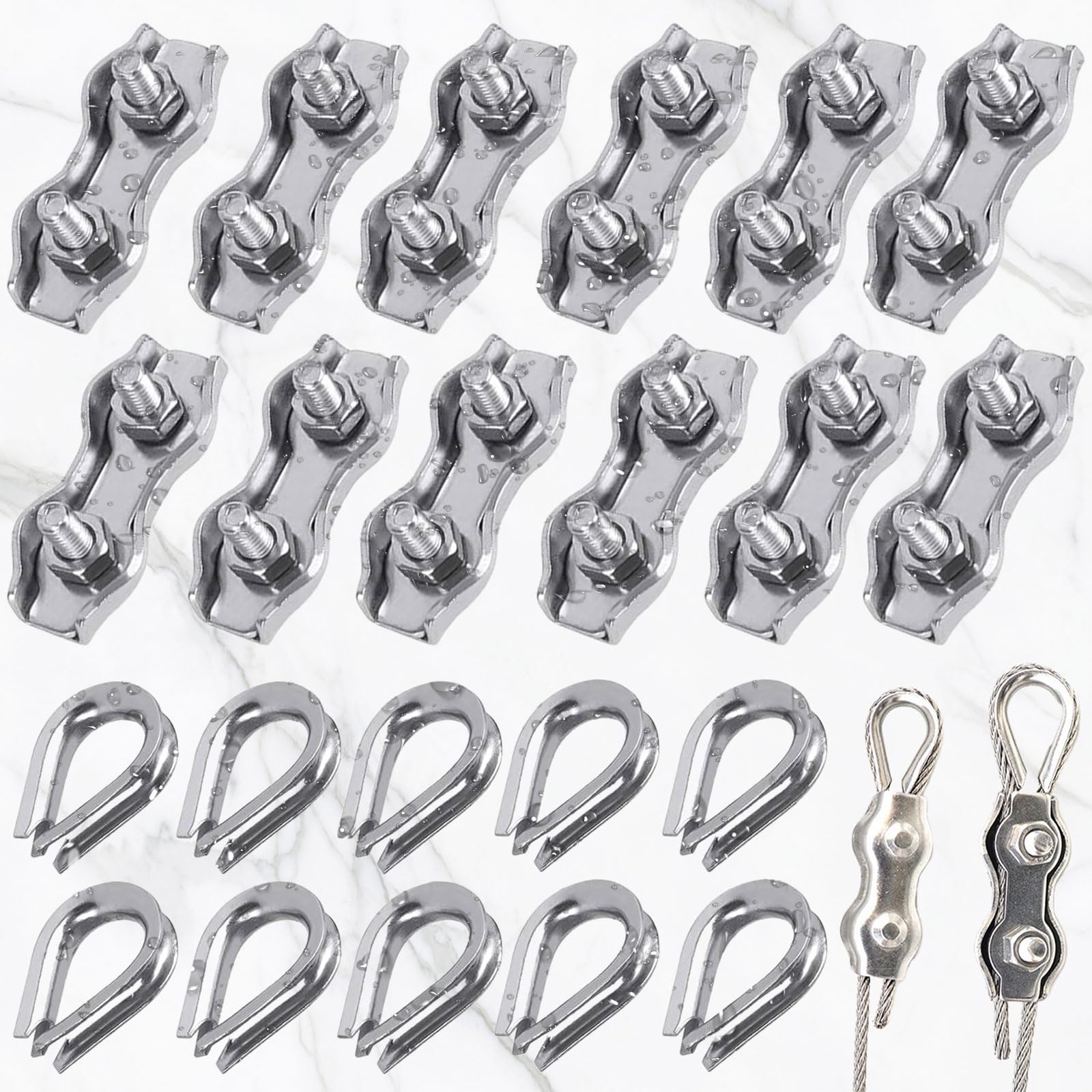M3 Wire Rope Clips, Wire Rope Clamps, U Bolt Stainless Steel Cable Clip - View #7