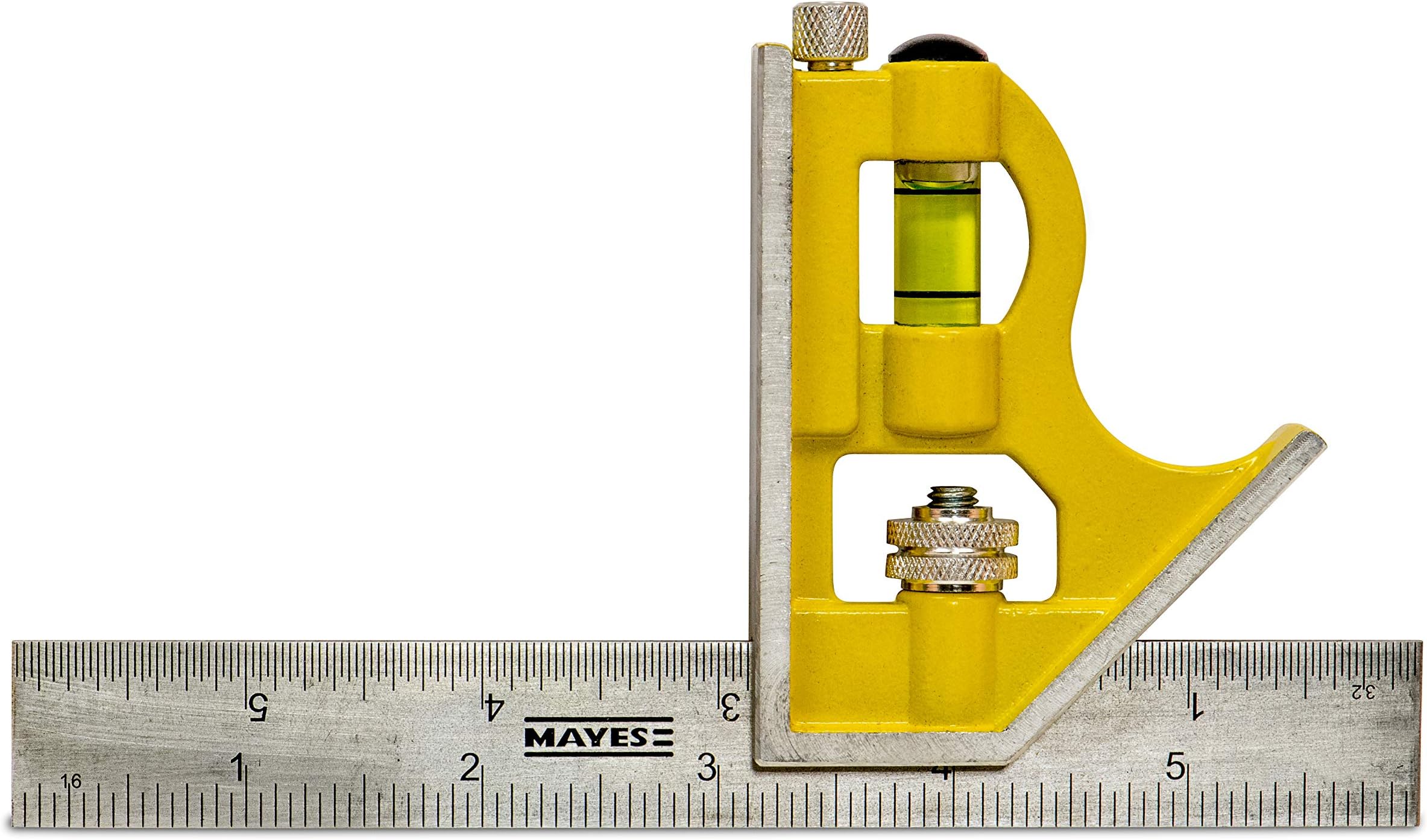 MAYES Level 10227 6" Zinc Head Combination Square