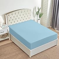 Vista 79 de Mellanni California King Fitted Sheet - Iconic Collection Bedding Sheets with up to 16 inch Deep Pocket - Soft & Cooling - Fade & Stain Resistant