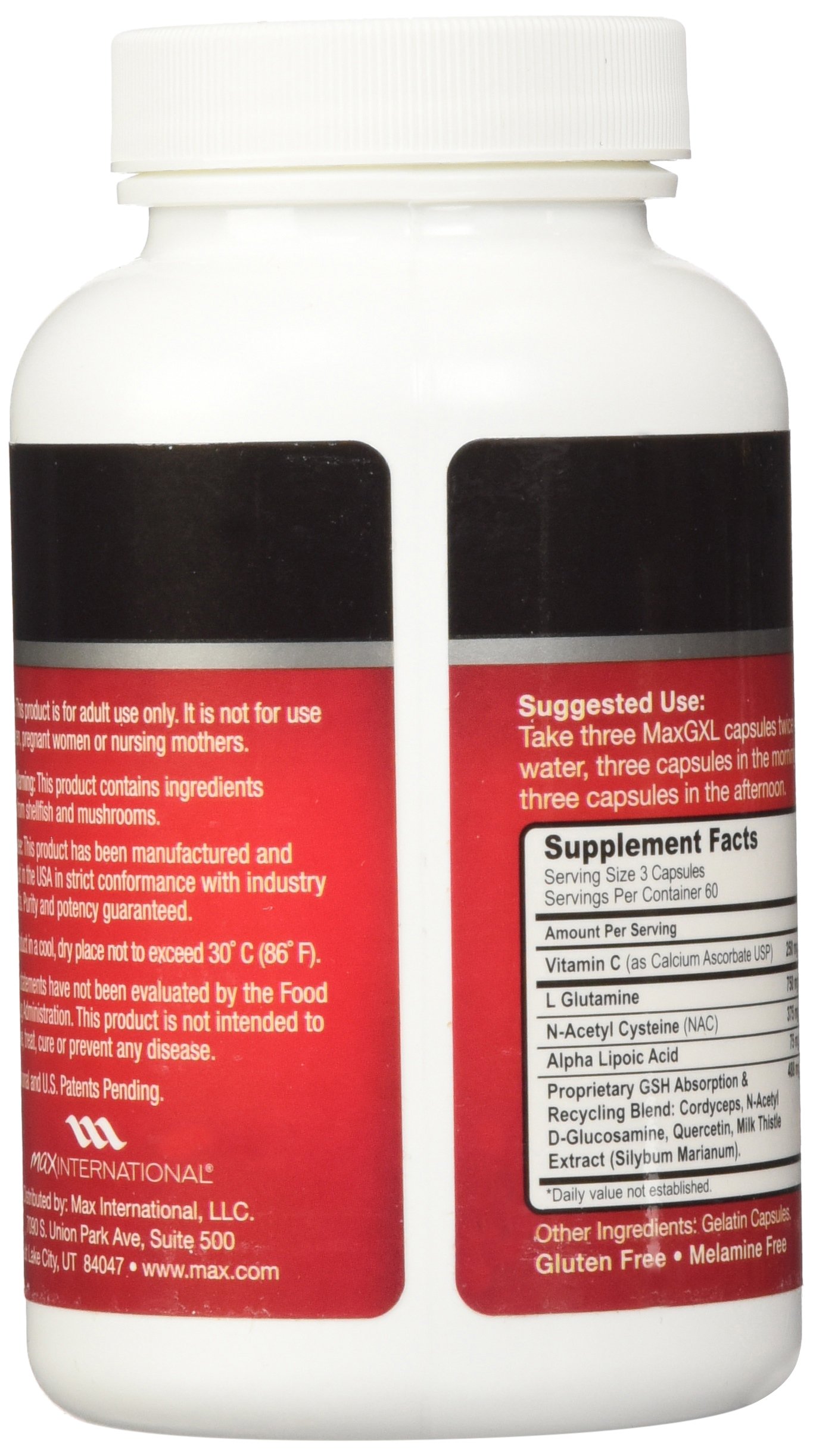 max gxl glutathione accelerator Max Gxl