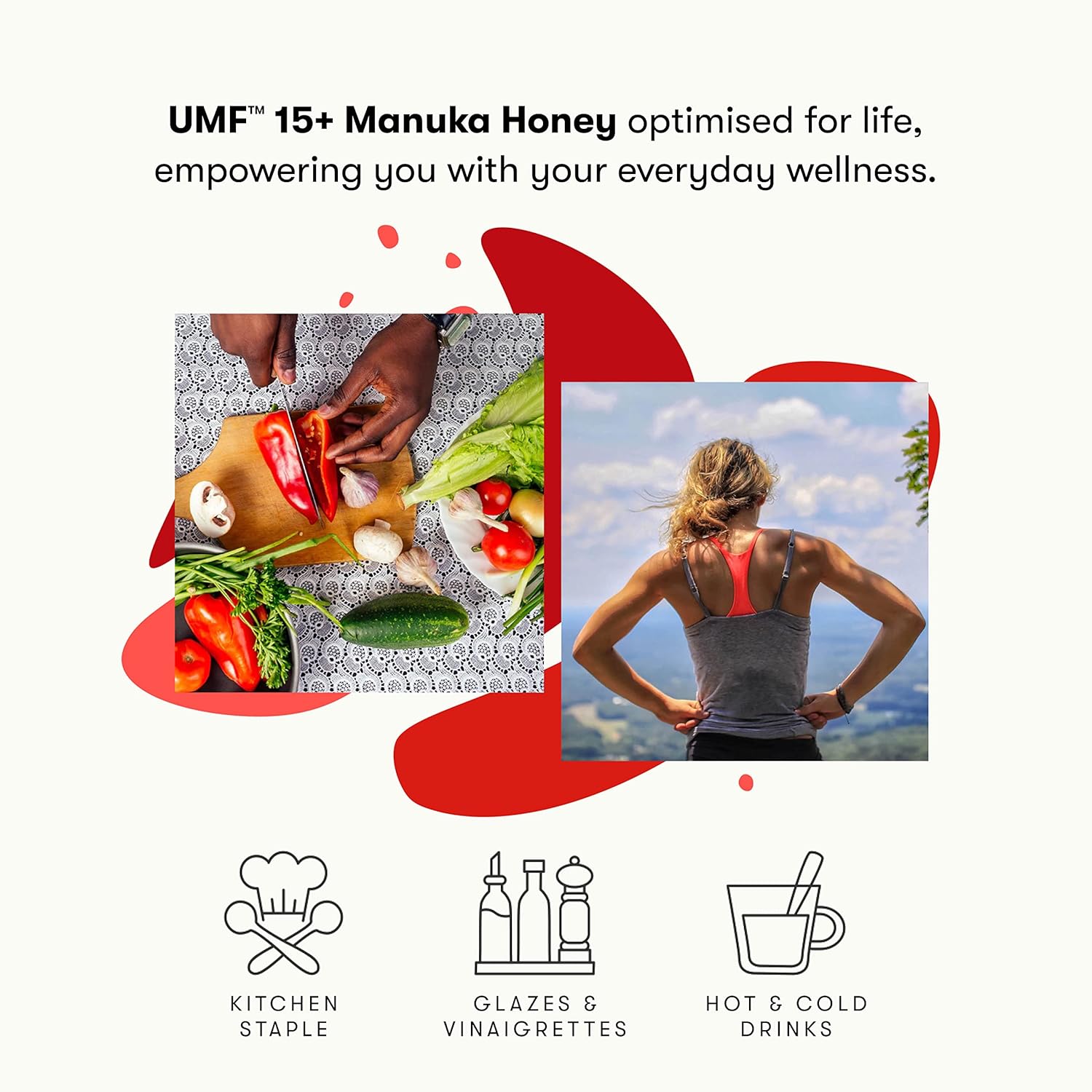 New Zealand Honey Co. Raw Manuka Honey UMF 20+ | MGO 829+ 17.6oz & UMF 15+ | MGO 514+ 17.6oz