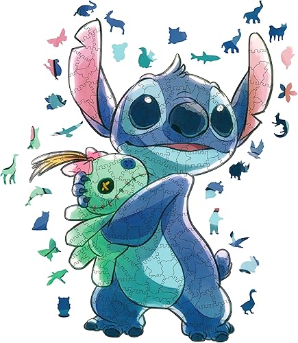 Miniatura 1 de Rompecabezas de madera para adultos, rompecabezas de madera con forma de animal irregular de 200 piezas, rompecabezas únicos para adultos,