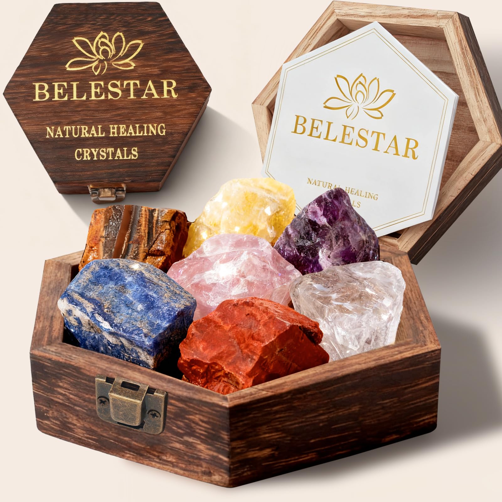 7 Chakra Healing Crystals Set