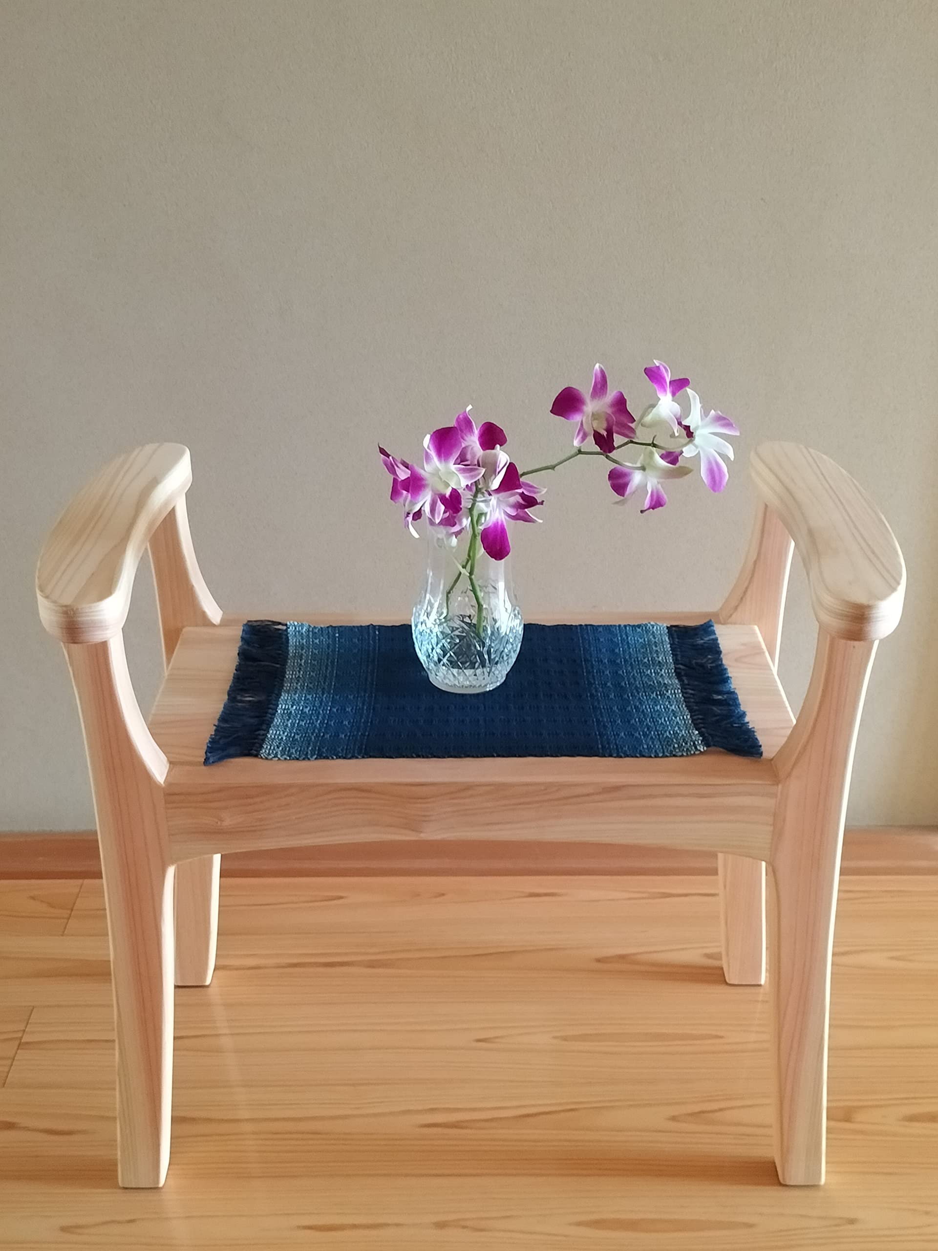 Amazon.co.jp: G.WORKS 紀州ヒノキの玄関スツール : ホーム＆キッチン