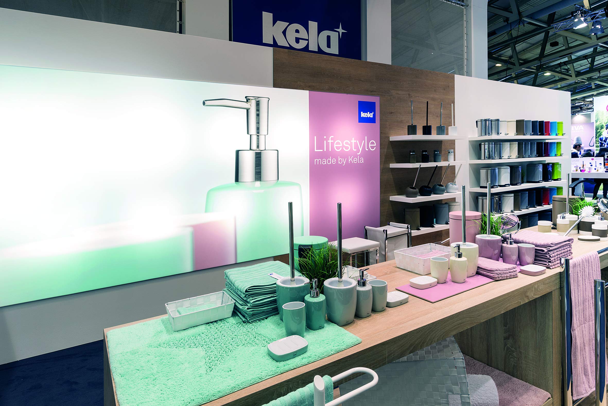 UNIWARE 400ML Glass Soap Dispenser w/Rose Gold Pump Head (Black)