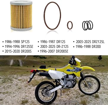 Oil Filter Kit Compatible with Suzuki Quadrunner 160 230 250 300 Quadsport 230 Quadsport Z250 King Quad 250 300 Ozark 250