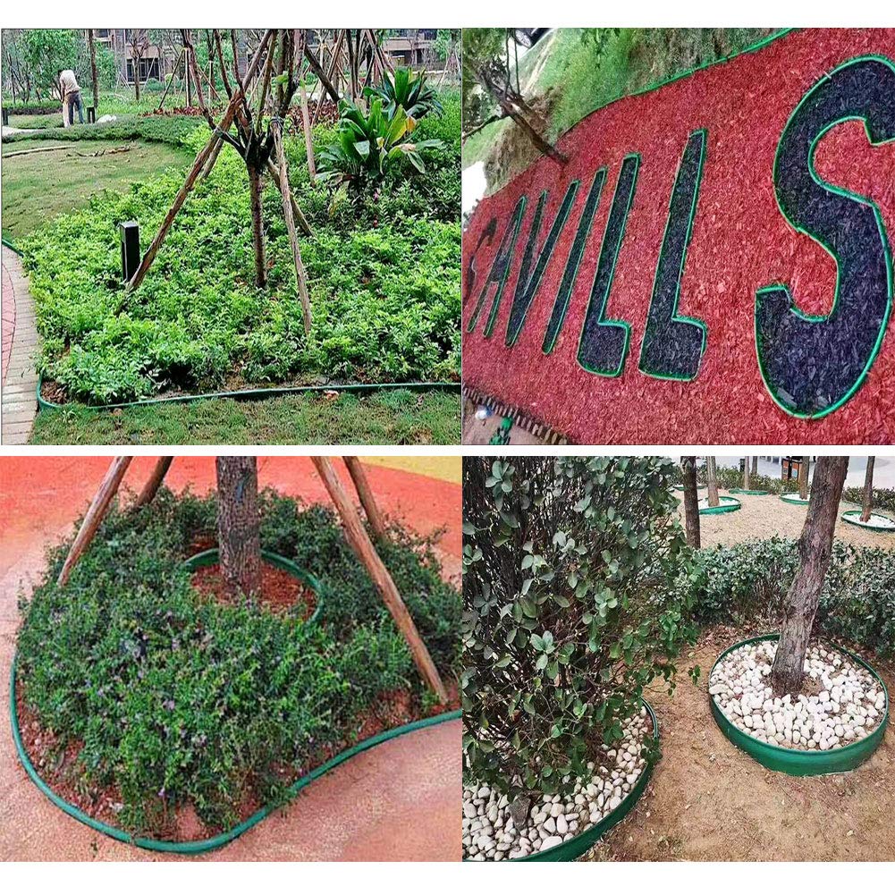 Bordura da giardino in plastica estensibile