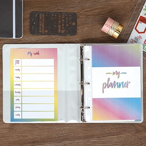 Miniatura 7 de Samsill carpeta con 3 anillos de 1"., Blanco