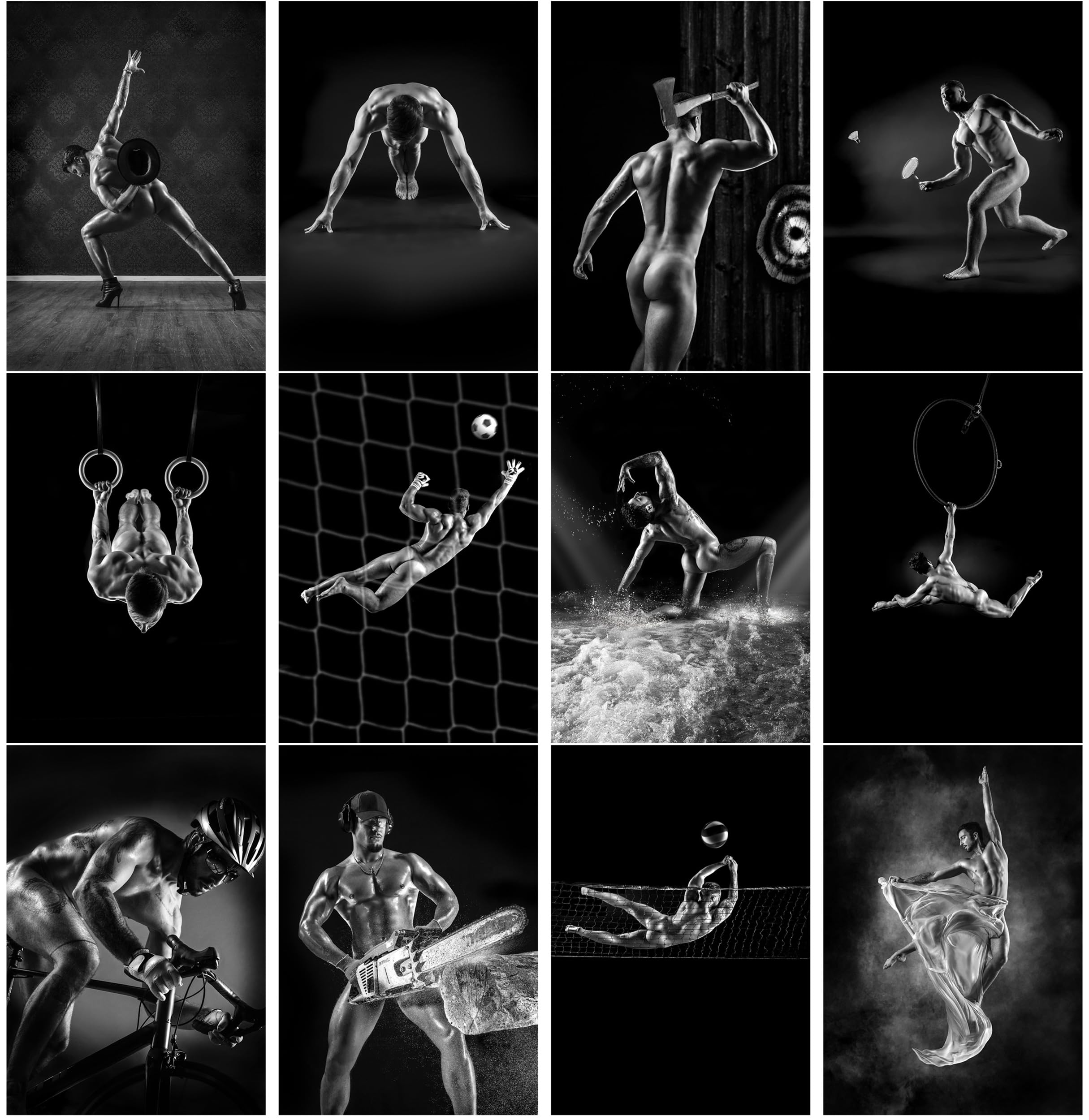 SEMESTERAKTE 2025: 25 Kunstakte zum Thema Sport - A2 Wandkalender (Semesterakte: Sport)