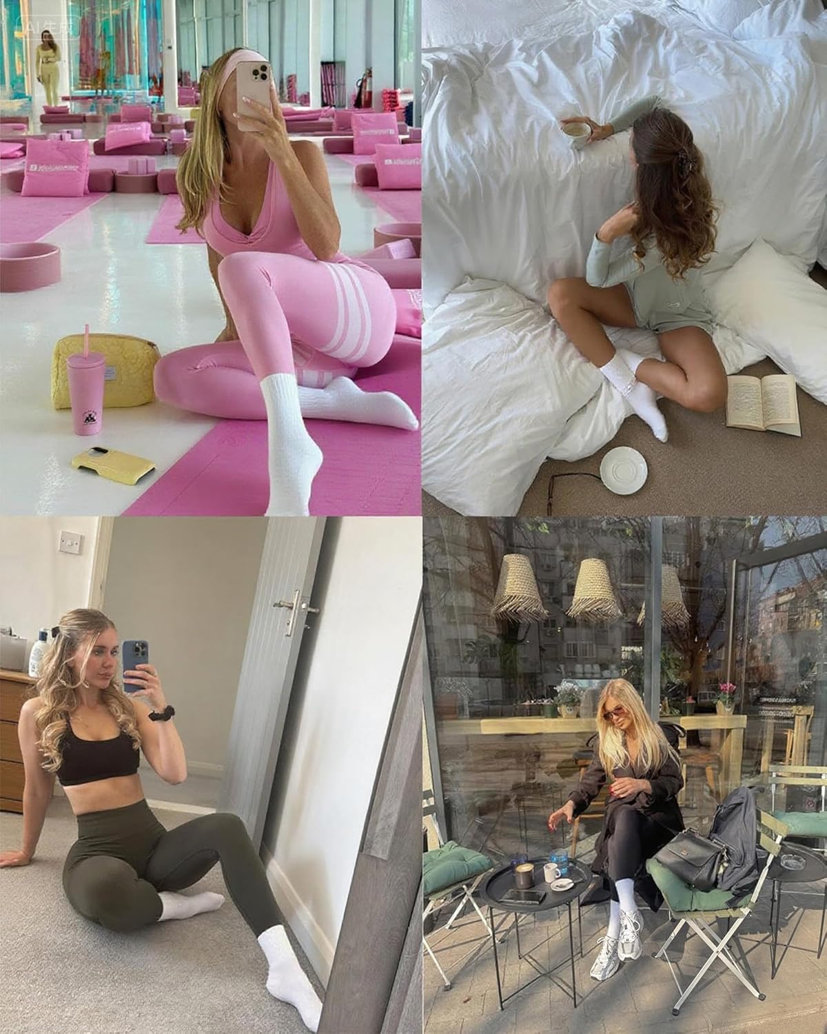 Women's Crew Socks Cotton Socks for Women, Size 5-9 - Image 7