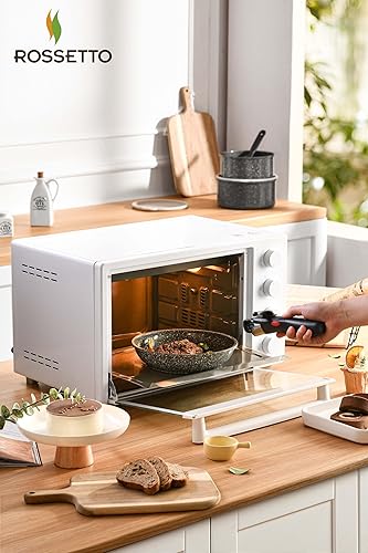 Miniatura 6 de ROSSETTO Juego de 16 ollas y sartenes antiadherentes de Francia, juego de utensilios de cocina de cerámica con mango extraíble, juego de utensilios