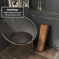 Vista 131 de Red Lantern Pantalla de onda de bambú corta de 4 pies - Blanco