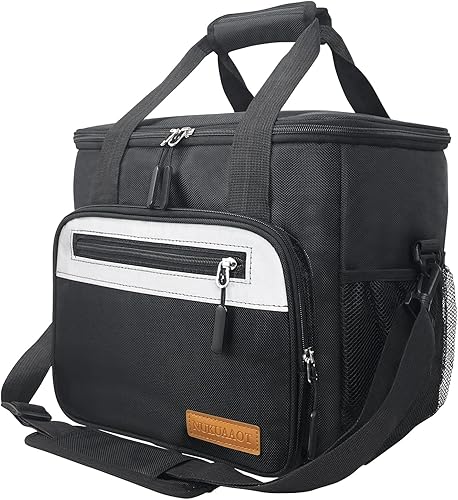 Miniatura 1 de Nukuaaot Bolsa térmica grande de 40 latas, hielera de hielo para hombres, hielera de lados suaves, aislada a prueba de fugas, enfriador de