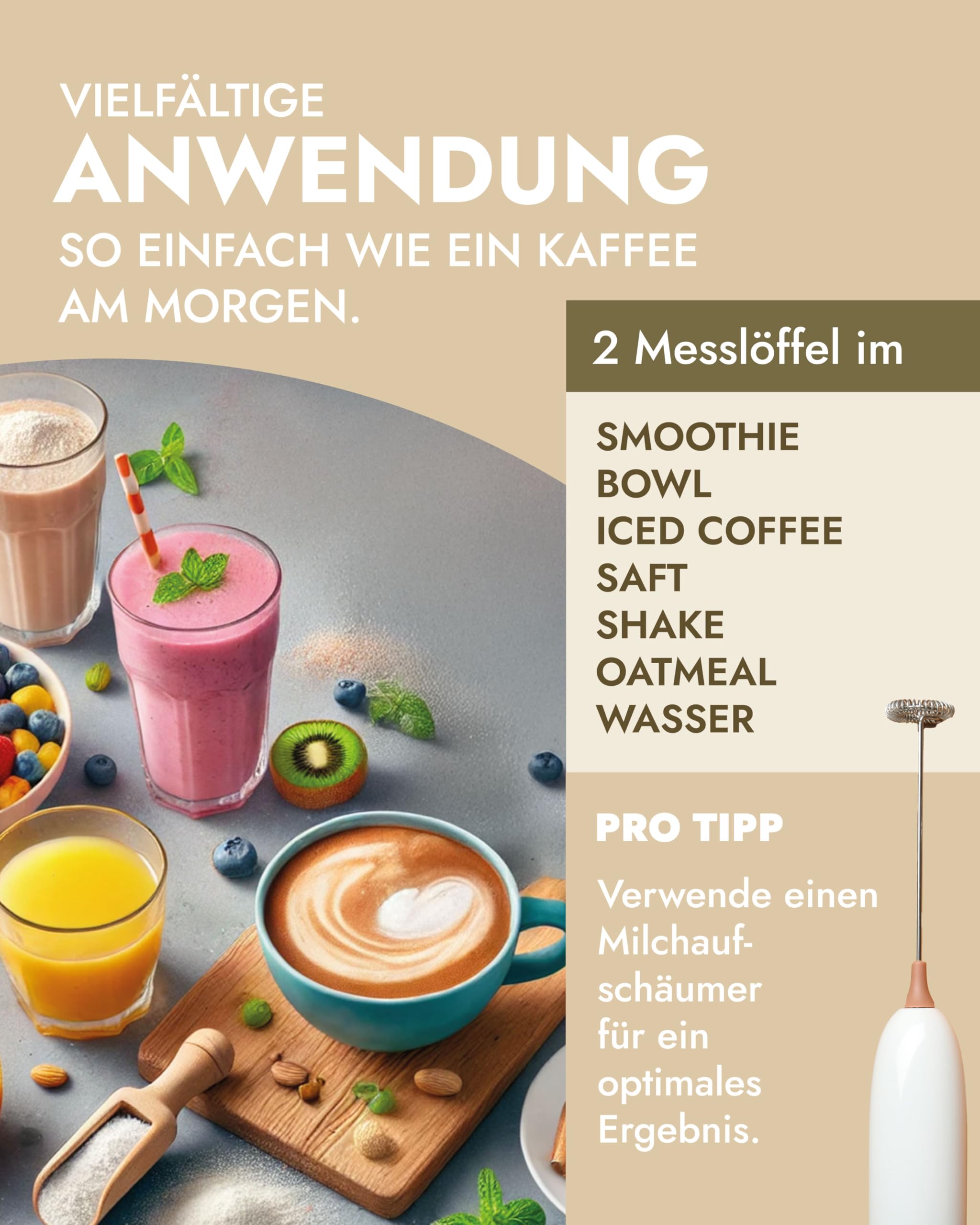 Colostrum Pulver – für Darmgesundheit & Immunsystem – mit Vitamin C, Biotin & Jod – 60 Portionen für 2 Monate – geschmacksneutral