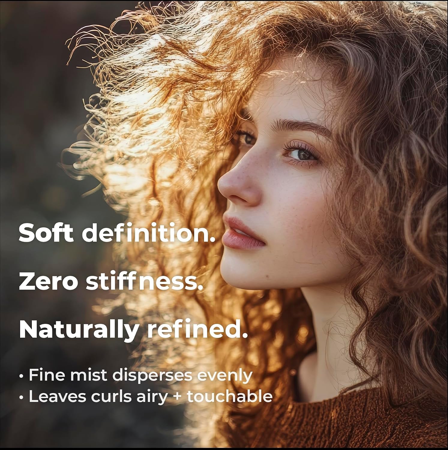 Stasia's Pure Elements Curlé Sea Salt Spray for Curly Hair with Apple Cider Vinegar – Curl Enhancer & Refresher Mist – Defines & Revives Curls Naturally, 8 oz