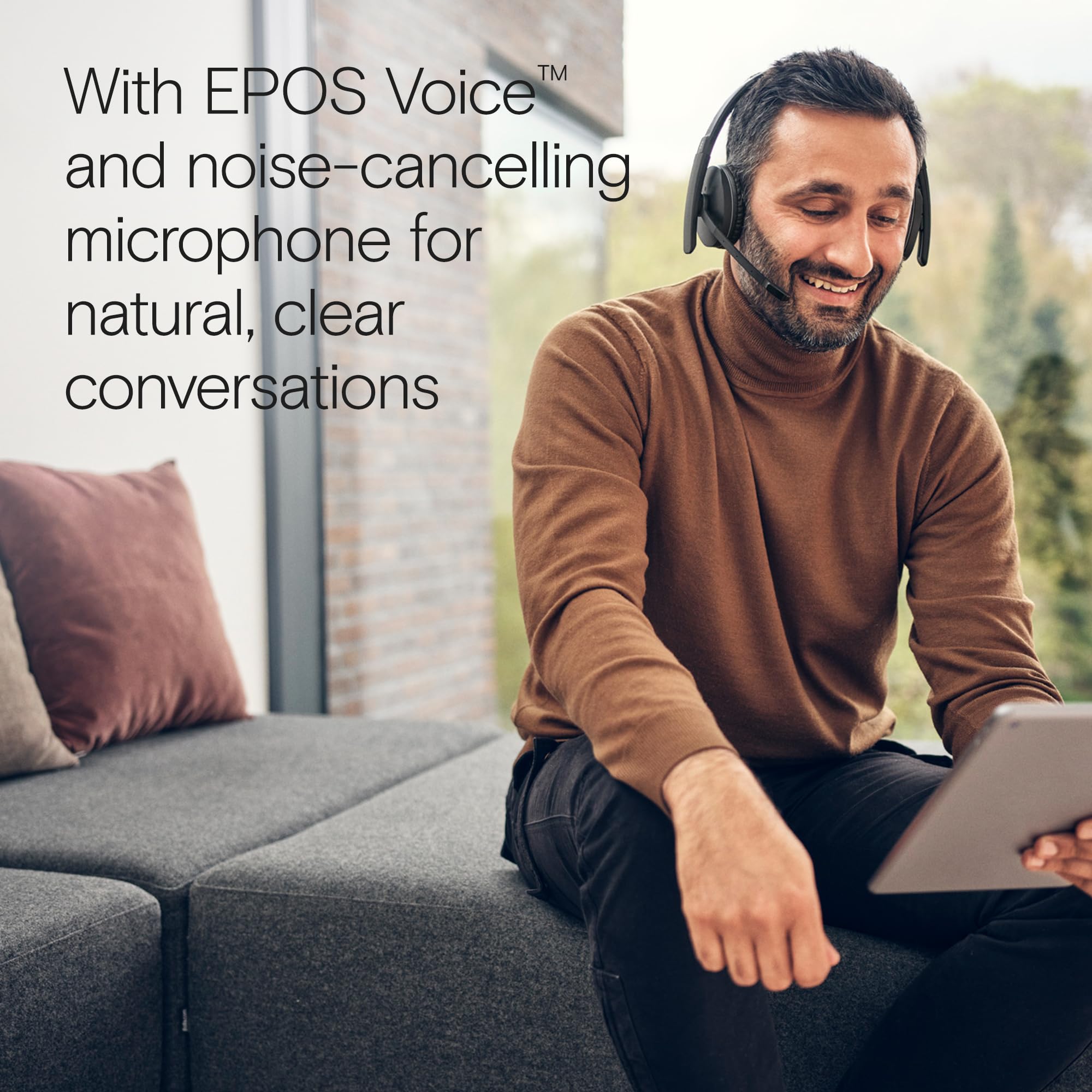 EPOS Adapt 260 - Casque Bluetooth Professionnel avec Son Supérieur, Confort Toute la Journée et Connectivité Multi-Appareils