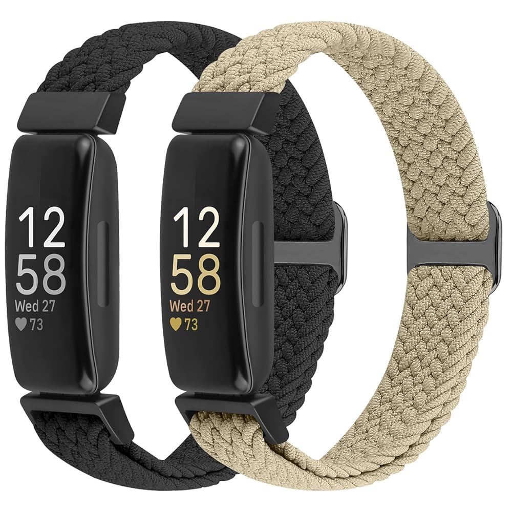 Cintura Fitbit Cinturino Elastico Per Fitbit Inspire - Nylon Traspirante Per Inspire 2/HR/Ace 3/Ace 2 Ricambio Regolabile - Foto 2