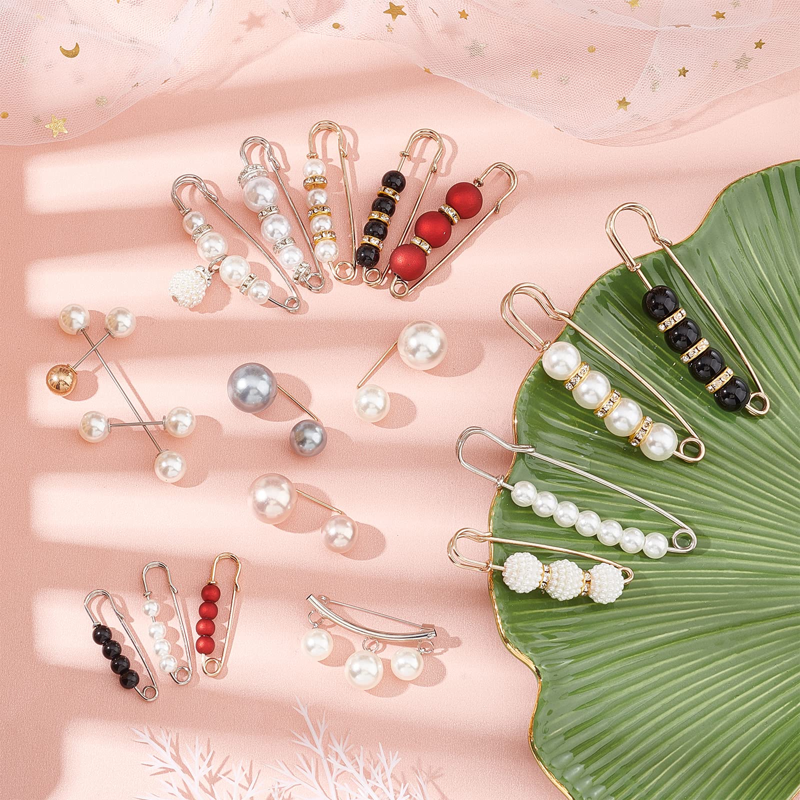 30 Broches Avec 3 Boucles - Épingles De Sûreté Style Tibétain Pour Vêtements, Chapeaux, Déco