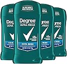 Degree Men Ultra Fresh Antiperspirant Deodorant Stick for Men 4 Pack Cool Rush 2.7 oz