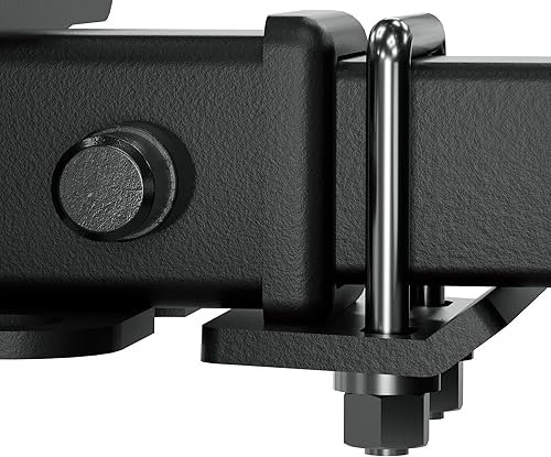 Miniatura 9 de Remolque universal con luz LED para receptor de 2 pulgadas, compatible con camionetas, cuatrimotos, SUV, camionetas, con pernos en U estabilizan y