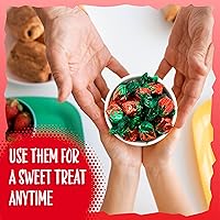 Vista 7 de Arcor Strawberry Bon Bons 2 Pound Bag Individually Wrapped Hard Candy Old Fashioned Bulk Red Candies with Sweet Strawberry Filling