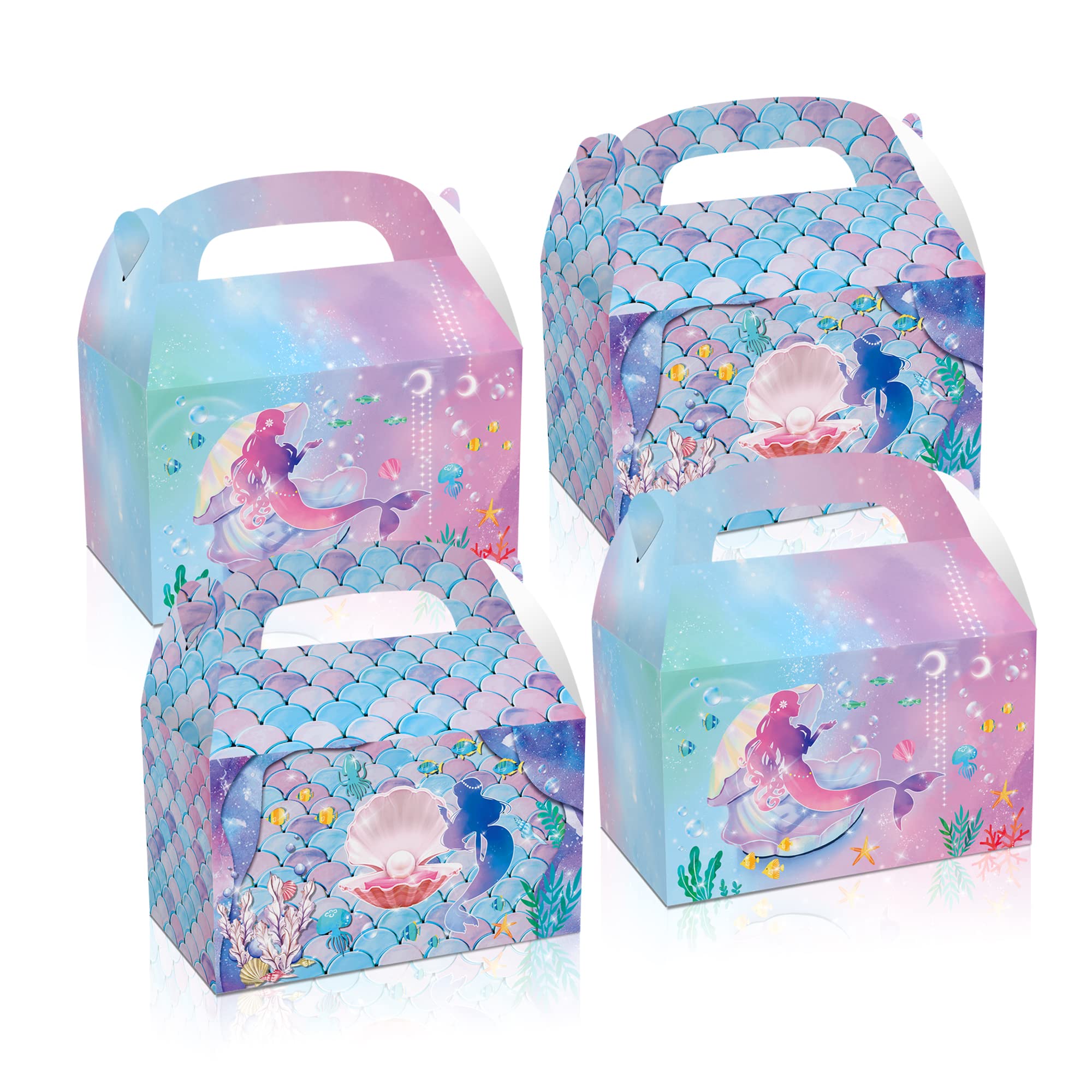 SprinkleBows I Assorted 12 Birthday Return Gift BoxI Return Gift Boxes I Treat Boxes I Donut Boxes I Favour Boxes I Return Gifts Bags (Mermaid) (B0D83SN51H) Amazon Price History, Amazon Price Tracker