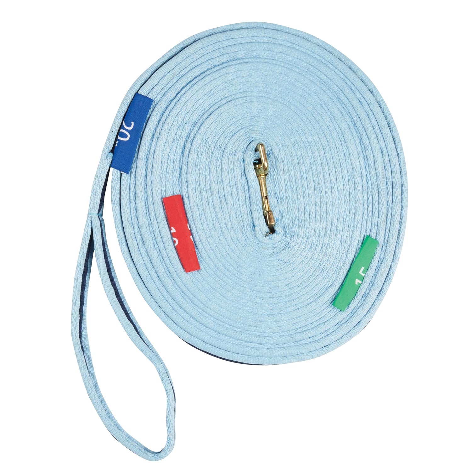 Kincade Two Tone Lunge Line with Circle Markers, Purple/Black, 36'