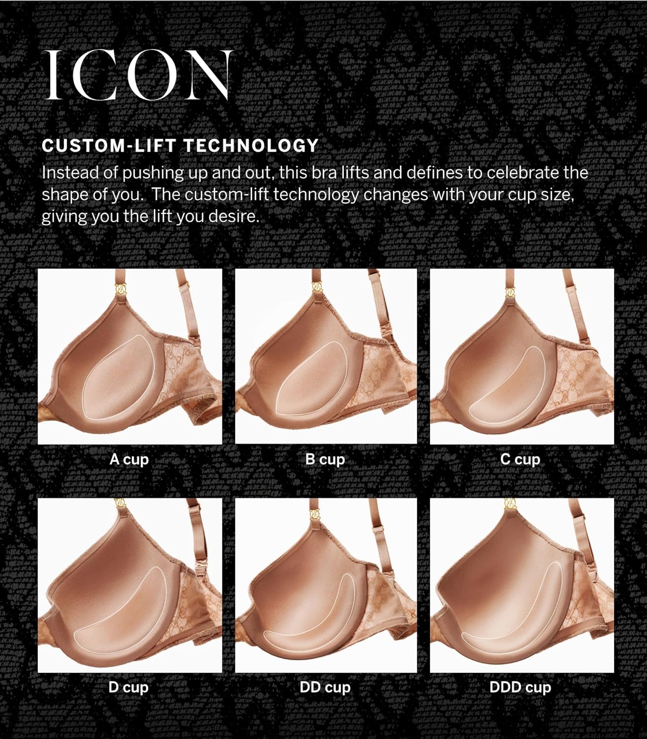 Victoria's Secret Women's Icon Push Up Bra, Bras for Women (32A-38DDD)